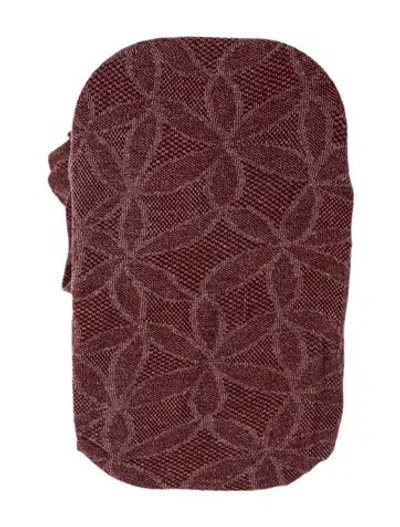 Pre-owned Wolford Tights In Burgundy