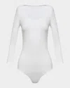 Wolford Tokio Thong Jumpsuit In White