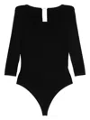 Wolford Longsleeves Bodysuit In Black