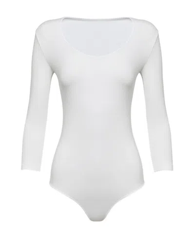 Wolford Tokio Thong Jumpsuit In White
