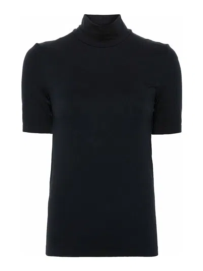 Wolford Aurora Modal-blend Jersey Turtleneck Top In Black