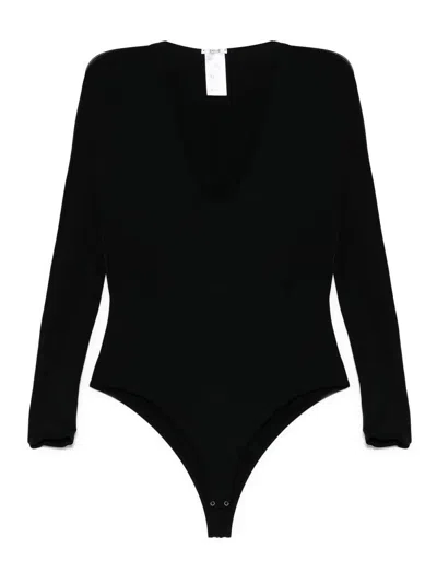 Wolford Body Collo A V In Black