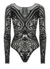 Wolford Paisley Tattoo Body In Black