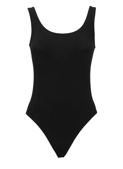 Wolford Jamaica String Bodysuit In Black