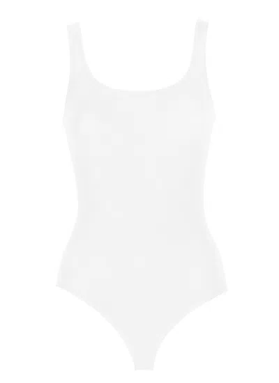 Wolford White Jamaika Body In Pearl