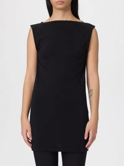 Wolford Sleeveless Boat Neck Top In Black