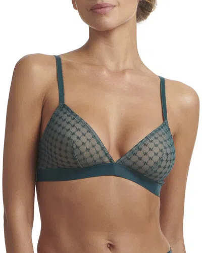 Wolford Triangle Bralette In Green