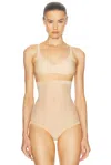 Wolford Tulle Control High Waisted Panty In Clay