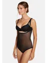 Wolford Tulle Forming Bodysuit In Black