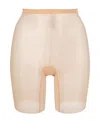 Wolford Tulle Control Shorts In Nude