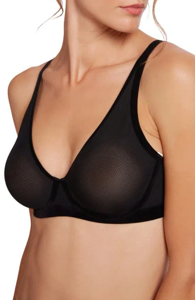 WOLFORD TULLE UNDERWIRE T-SHIRT BRA