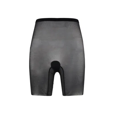 Wolford Shaping Tulle Shorts In Black