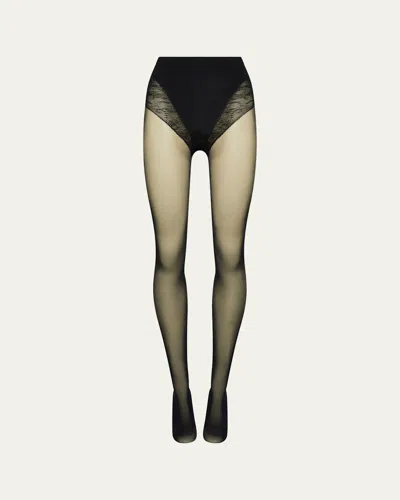 Wolford Tummy Control Tights In Black