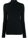 Wolford Aurora Turtleneck Sweater In Black