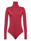 Wolford Colorado Cotton-blend Bodysuit In Red