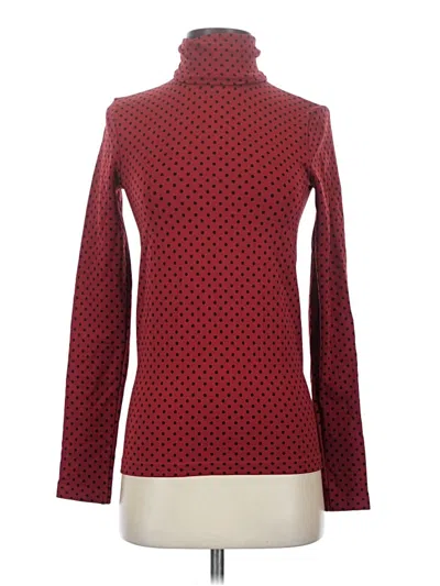 Pre-owned Wolford Turtleneck Sweater In Red