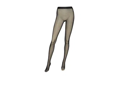 Wolford Twenties Econyl Recycled Yarn In Black