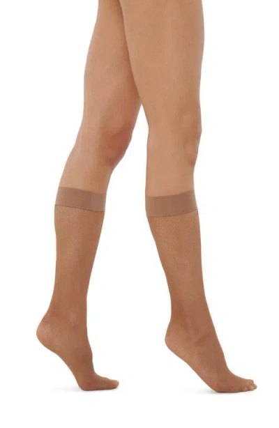 Wolford Twenties Knee High Socks In Gray