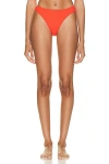 Wolford Ultra Texture Bikini Bottom In Red Glow