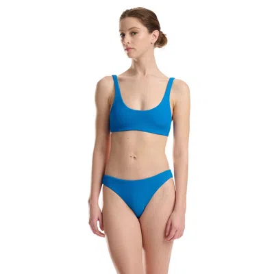 Wolford Ultra Texture Bikini Brief In Blue