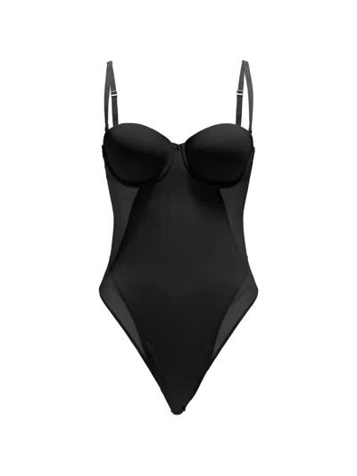 Wolford Underwired Shape Bodysuit In Black