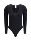 Wolford Colorado Bodysuit In Nero