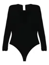 Wolford The Merino Bodysuit In Black