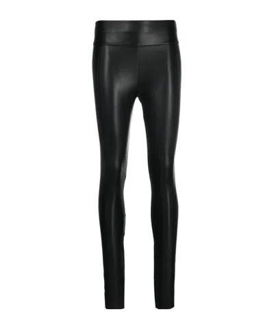 Wolford Vegan Leather Leggings In Black