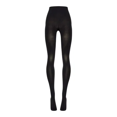 Wolford Velvet 66 Leg Support Tights In Black