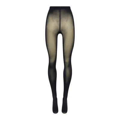 Wolford Velvet De Luxe 50 Tights In Blue