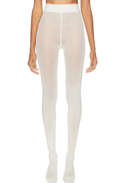 Wolford Velvet De Luxe 66 Tights In White