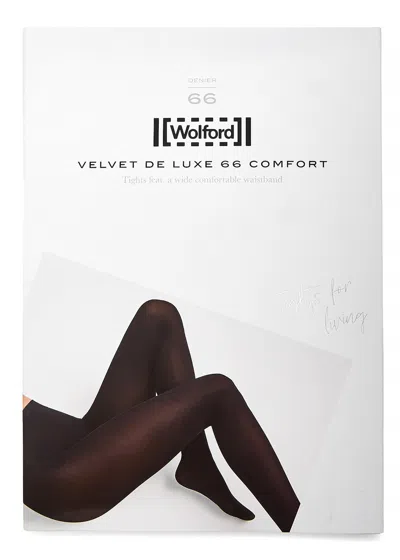 Wolford Velvet De Luxe Black 66 Denier Tights