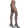 Wolford Anthracite Velvet Deluxe 50 Denier Tights In Black