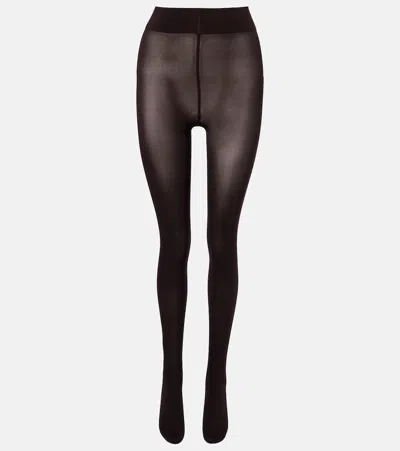 Wolford Velvet De Luxe Tights In Black