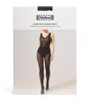 Wolford Velvet Net Illusion Tights In Black