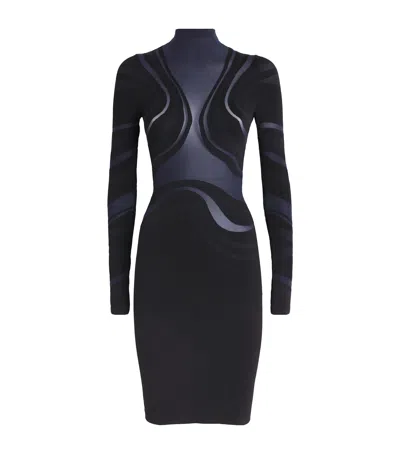 Wolford Venus Bodycon Dress In Navy