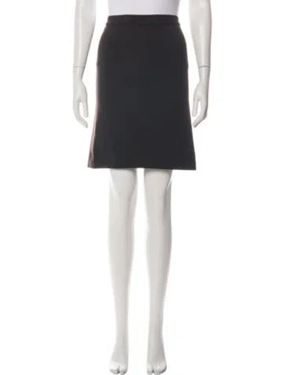 Pre-owned Wolford Virgin Wool Mini Skirt In Green