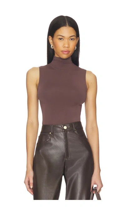 Wolford Viscose String Bodysuit In Brown
