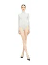 Wolford W Lace String Body In Gray