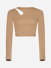 WOLFORD WARM UP CROPPED TOP