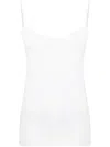 Wolford Aurora Hawaii White Jersey Camisole Top In White