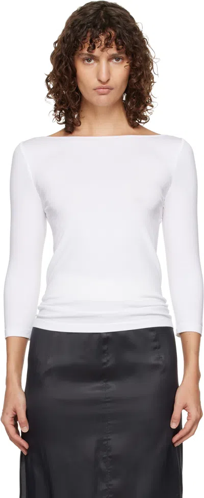 Wolford White Cordoba Long Sleeve T-shirt