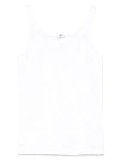 Wolford White Coton Blend Tank Top