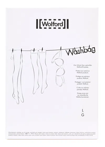 Wolford White Net Washbag