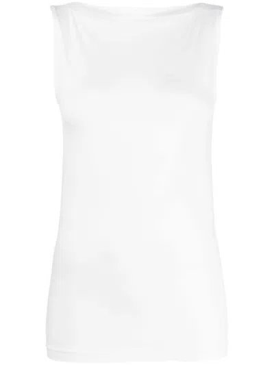 WOLFORD WHITE SLEEVELESS TOP