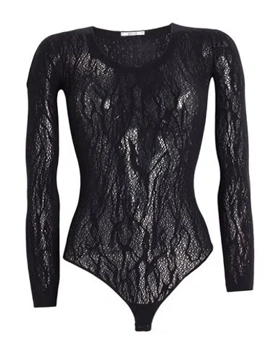 Wolford Woman Bodysuit Black Size S Polyamide, Elastane