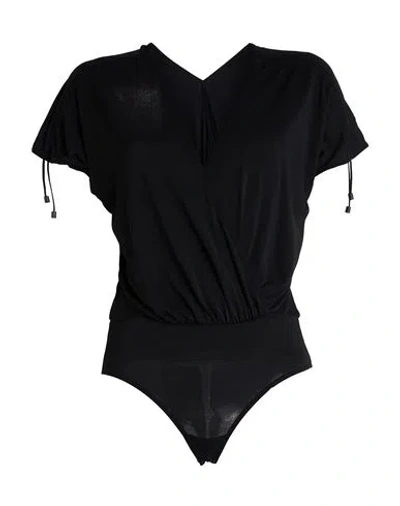 Wolford Woman Bodysuit Black Size S Viscose, Polyamide, Elastane