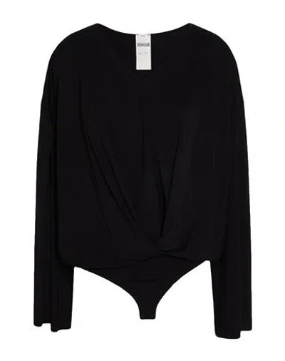 Wolford Woman Bodysuit Black Size Xs Modal, Elastane