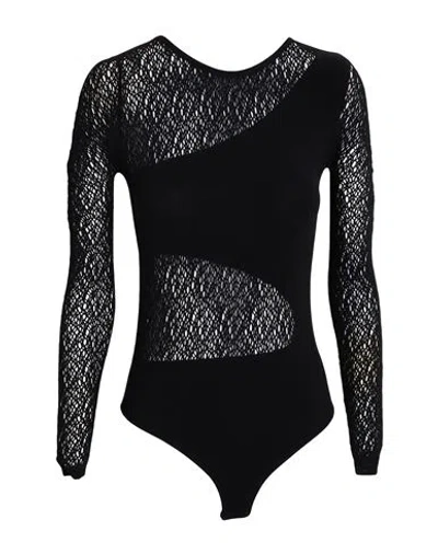 Wolford Woman Bodysuit Black Size Xs Polyamide, Elastane