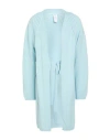 Wolford Woman Cardigan Sky Blue Size M Virgin Wool, Cotton, Polyamide